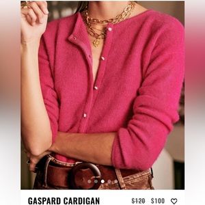 Seszane Gaspard sweater in Fuschia XS